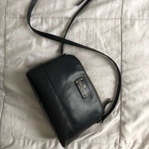 Kate spade black leather purse